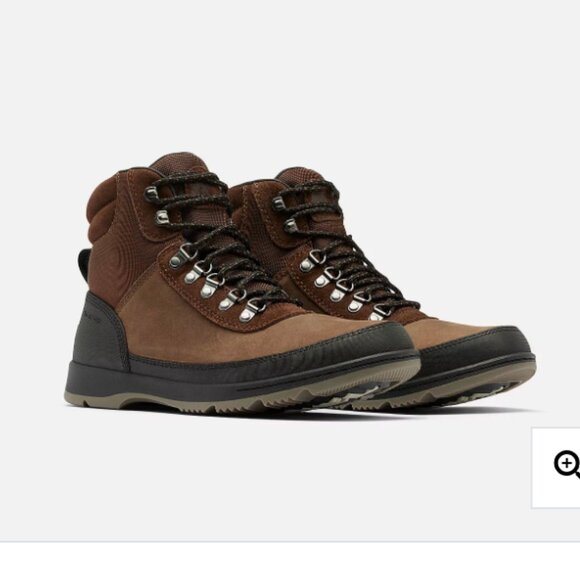Sorel Men's Brown Boots ANKENY II Hiker Plus Men's Waterproof Boot 8 - Picture 1 of 9